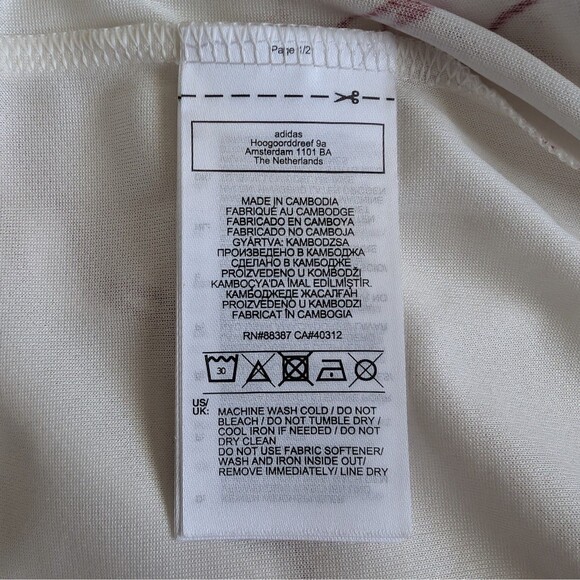 New Adidas Arsenal Away Football Shirt 2020-21 Soccer Jersey White Men's Large - Picture 8 of 10